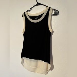 Loft tank top mixed material size XS